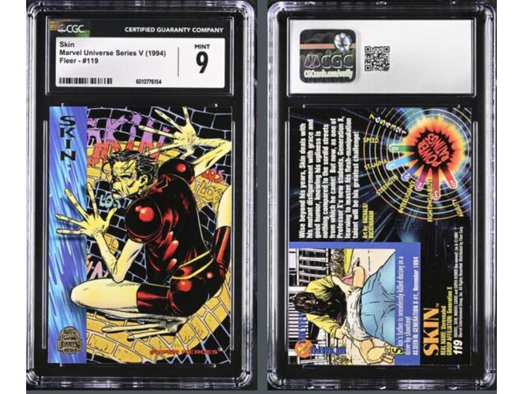This curated set of four cards is a magnificent visual feast, paying homage to the mutant boom and dark hero sagas of the 199